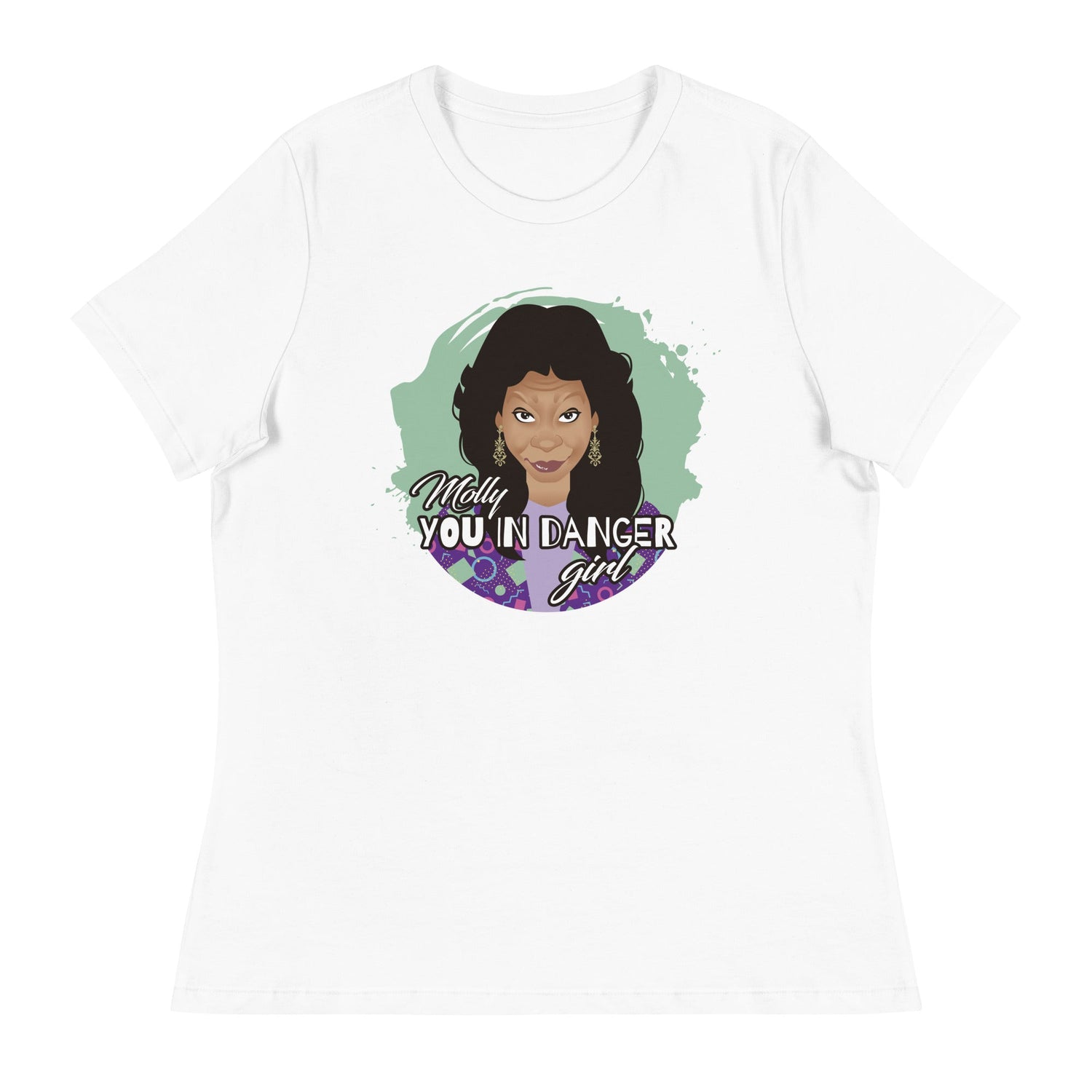 Molly You in Danger Girl (Women's Relaxed T-Shirt)-Women's T-Shirts-Swish Embassy
