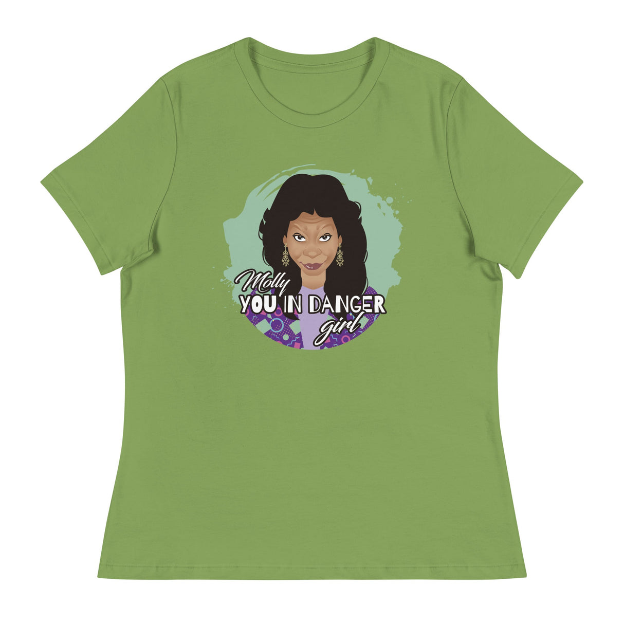 Molly You in Danger Girl (Women's Relaxed T-Shirt)-Women's T-Shirts-Swish Embassy