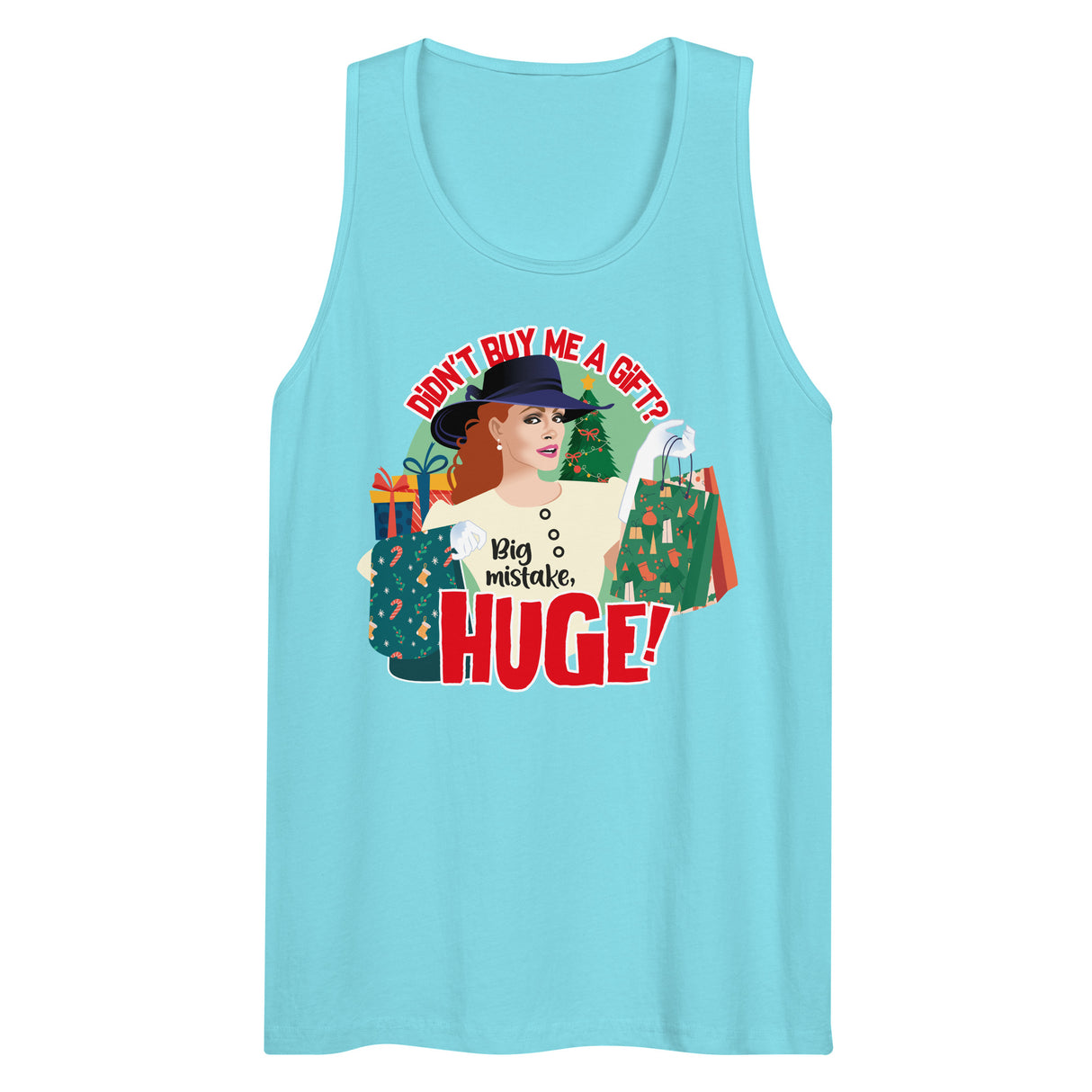 No Gift? Big Mistake (Tank top)-Christmas Tank Tops-Swish Embassy