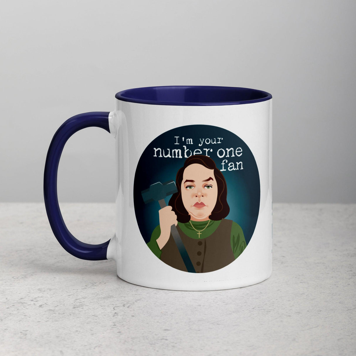 Number One Fan (Mug)-Mugs-Swish Embassy