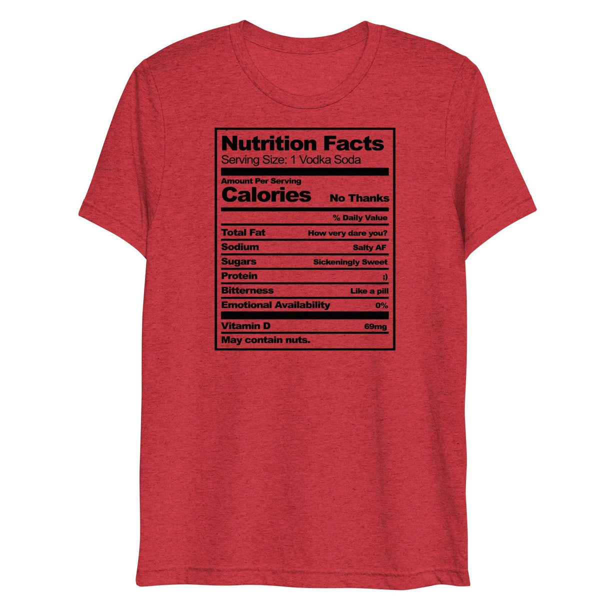 Nutritional Facts (Triblend)-Triblend T-Shirt-Swish Embassy
