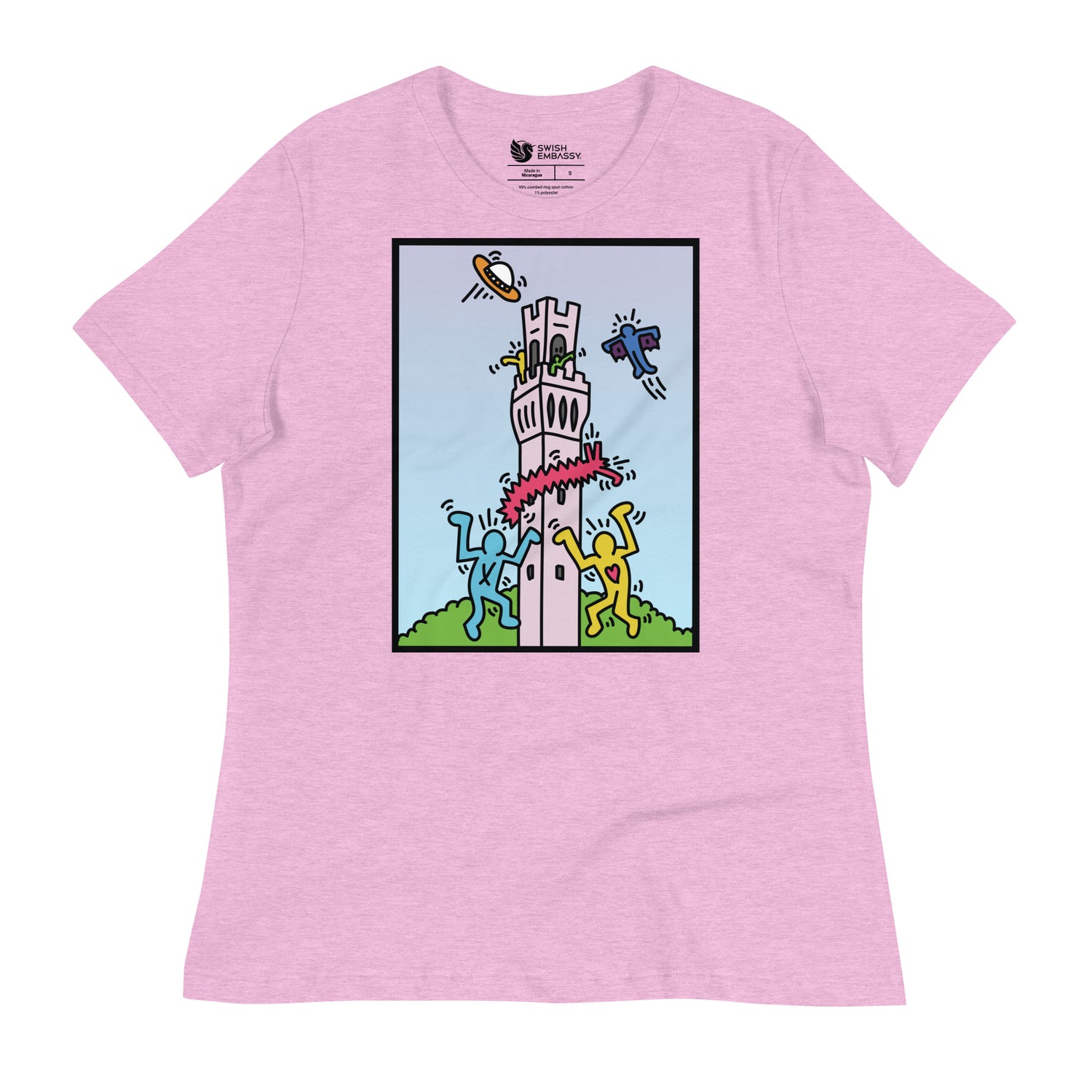 PTown Monument (Women's Relaxed T-Shirt)-Women's T-Shirts-Swish Embassy