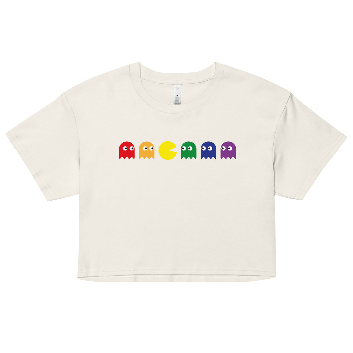 Pac Man Pride (Crop Top)-Crop Top-Swish Embassy