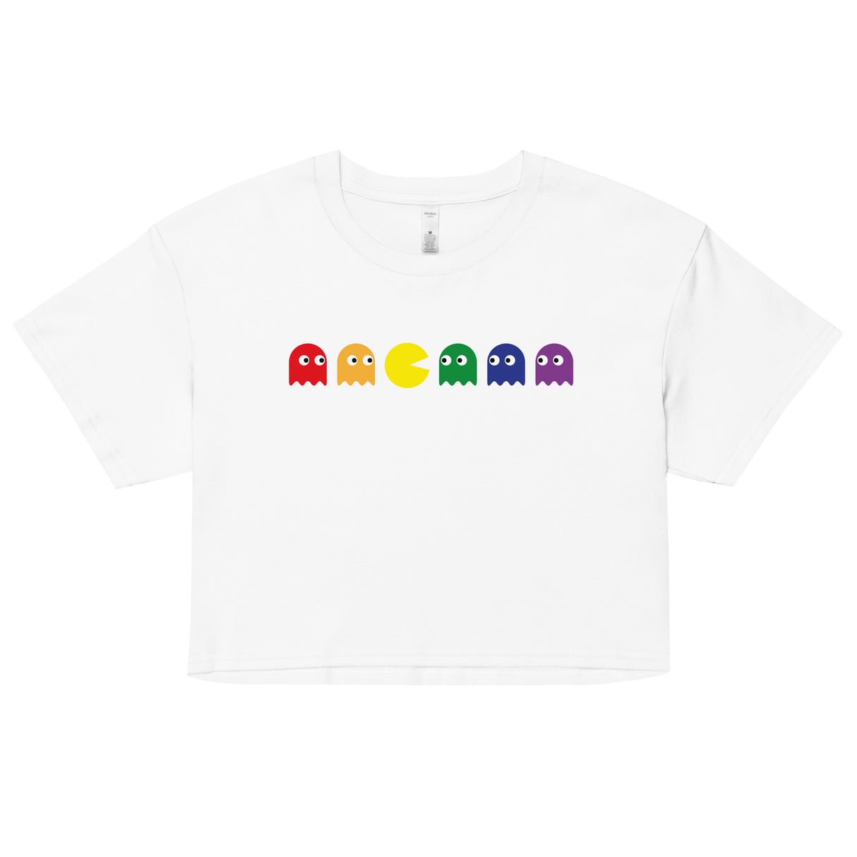 Pac Man Pride (Crop Top)-Crop Top-Swish Embassy