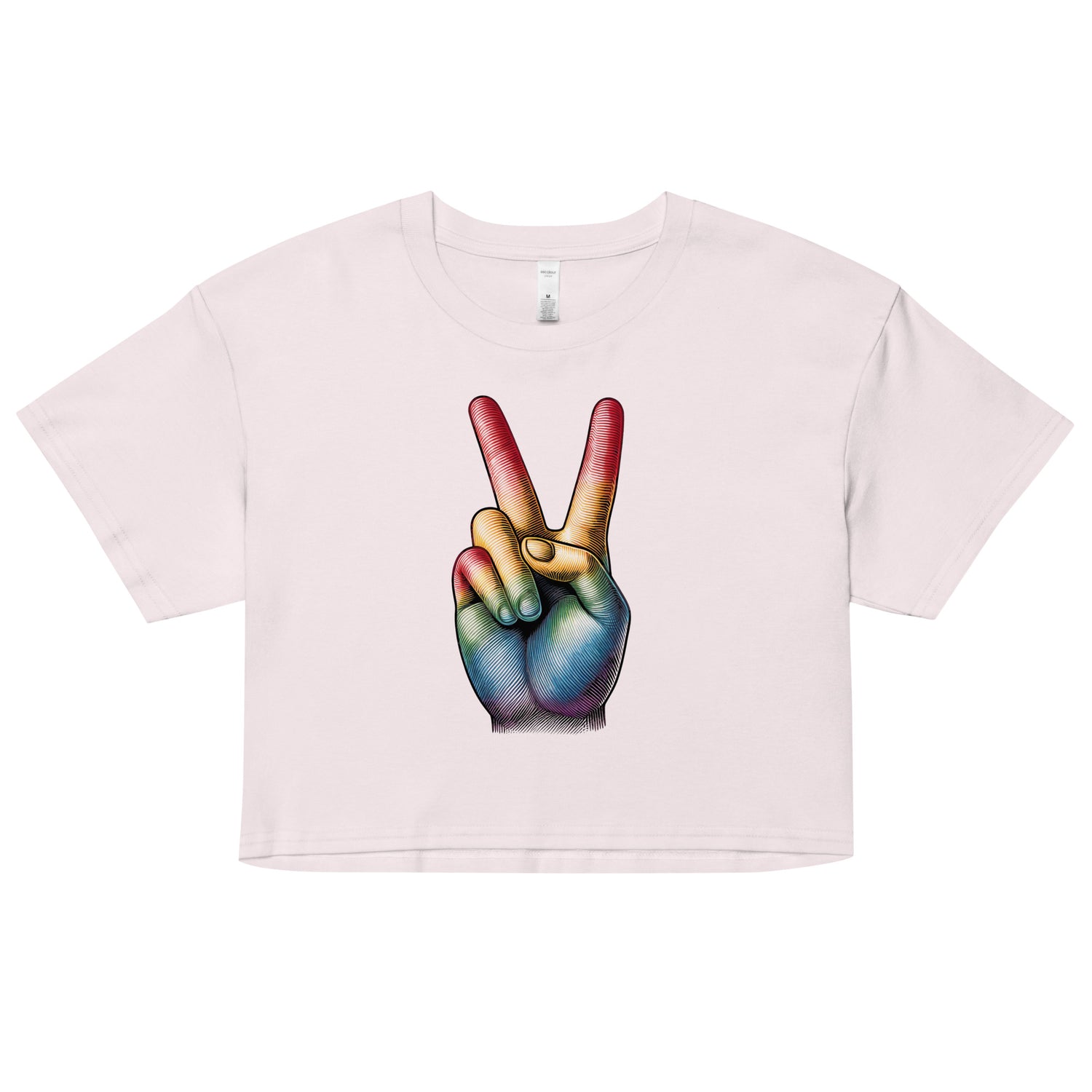 Peace and Pride (Crop Top)-Crop Top-Swish Embassy