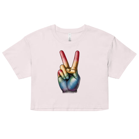 Peace and Pride (Crop Top)-Crop Top-Swish Embassy