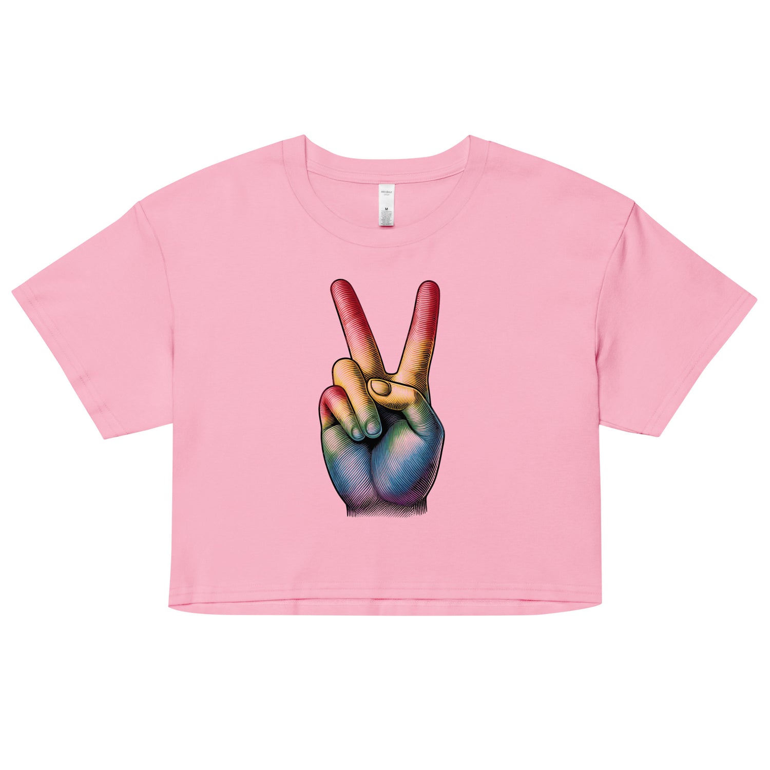 Peace and Pride (Crop Top)-Crop Top-Swish Embassy