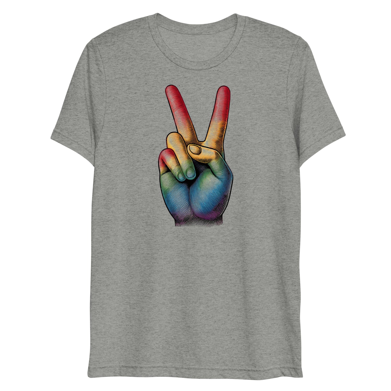 Peace and Pride (Triblend)-Triblend T-Shirt-Swish Embassy