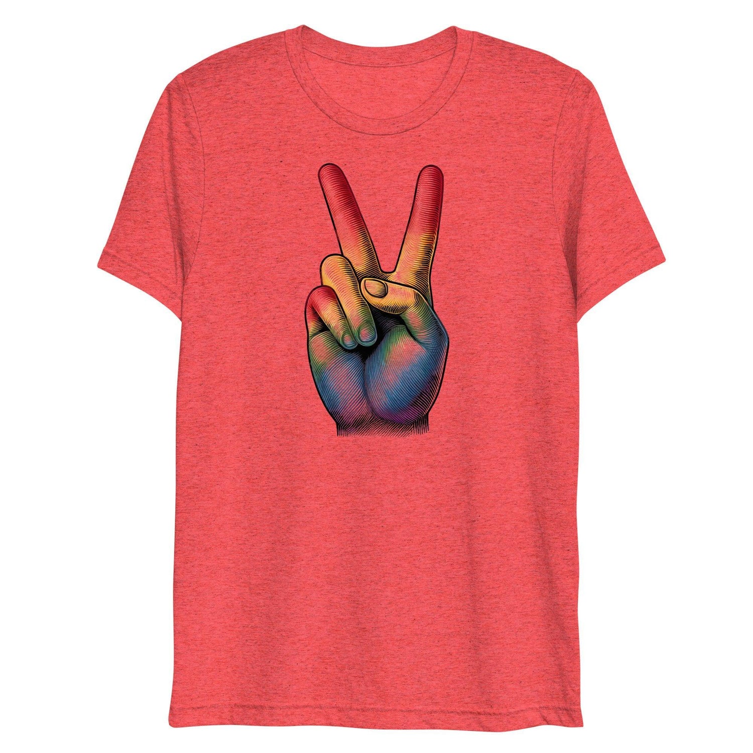 Peace and Pride (Triblend)-Triblend T-Shirt-Swish Embassy