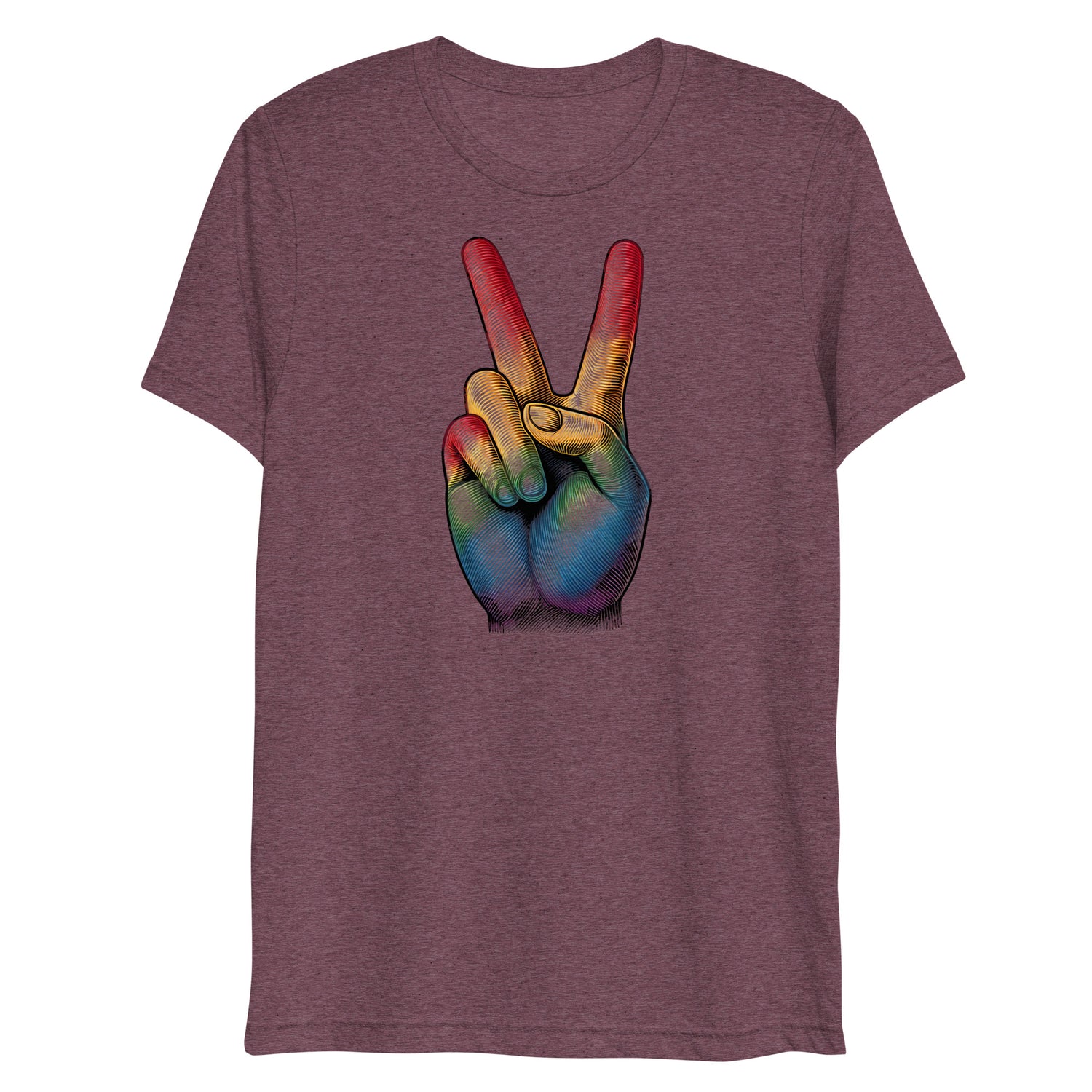Peace and Pride (Triblend)-Triblend T-Shirt-Swish Embassy
