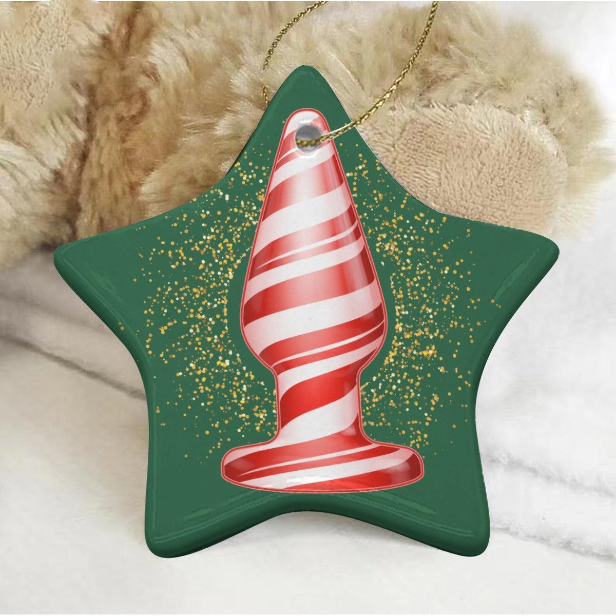 Perppermint Plug (Ceramic Holiday Keepsake)-Ceramic Holiday Keepsake-Swish Embassy