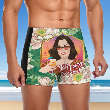 Piper, Nooo! (Square Cut Trunks)-Square Cut Trunks-Swish Embassy