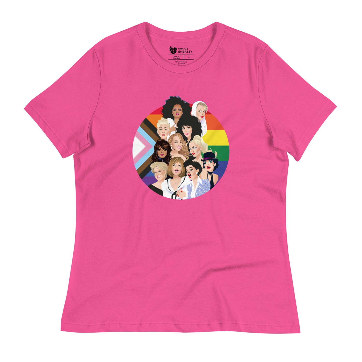 Pride Divas (Women's Relaxed T-Shirt)-Women's T-Shirts-Swish Embassy