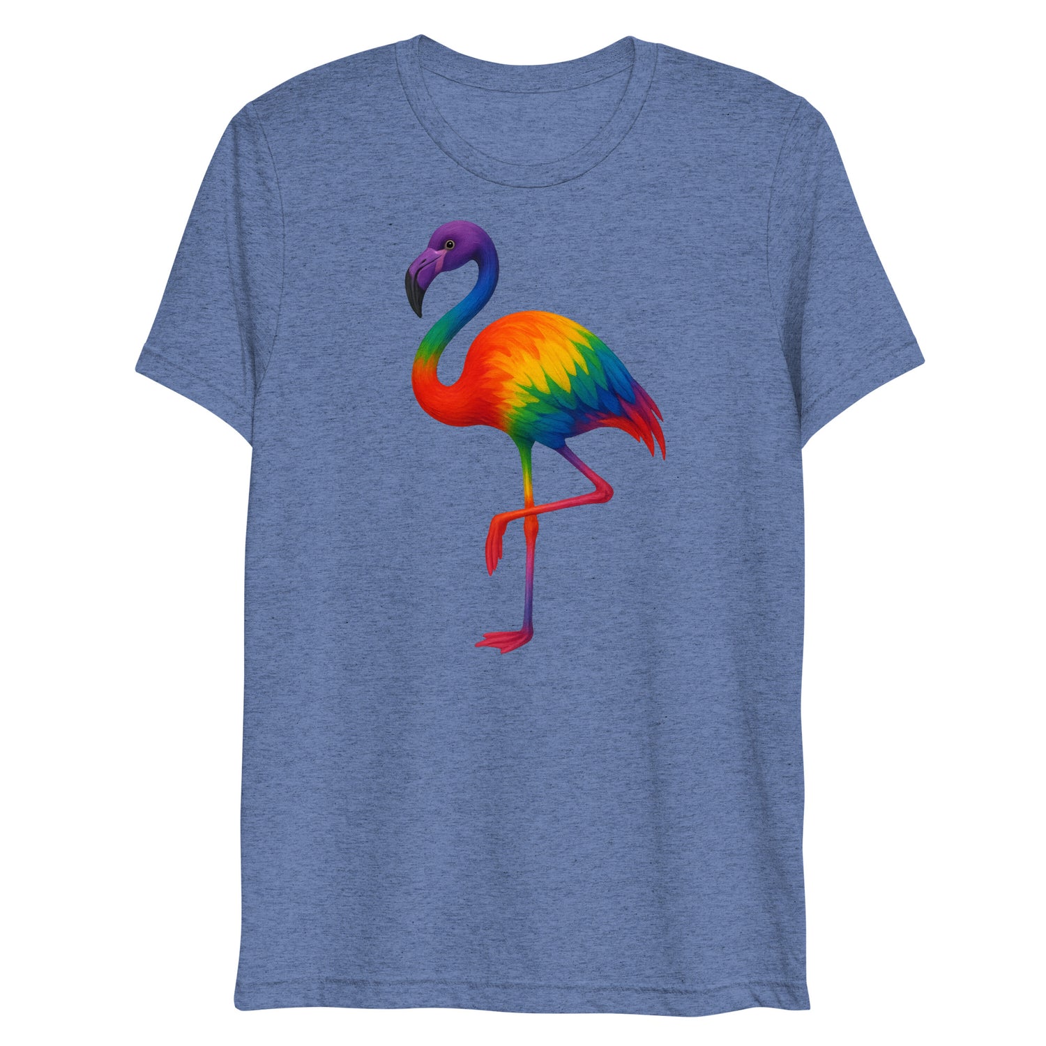 Pride Flamingo (Triblend)-Triblend T-Shirt-Swish Embassy
