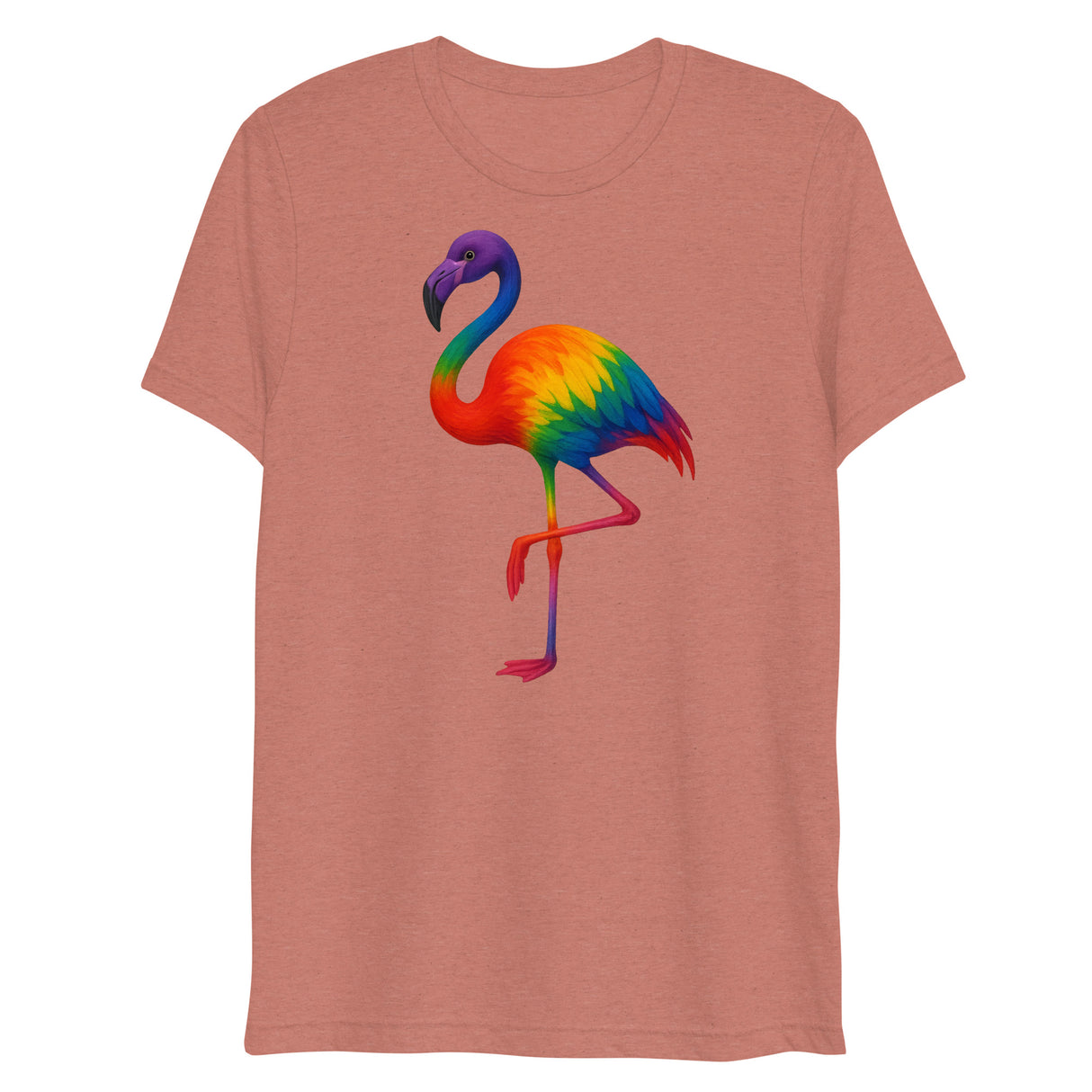 Pride Flamingo (Triblend)-Triblend T-Shirt-Swish Embassy