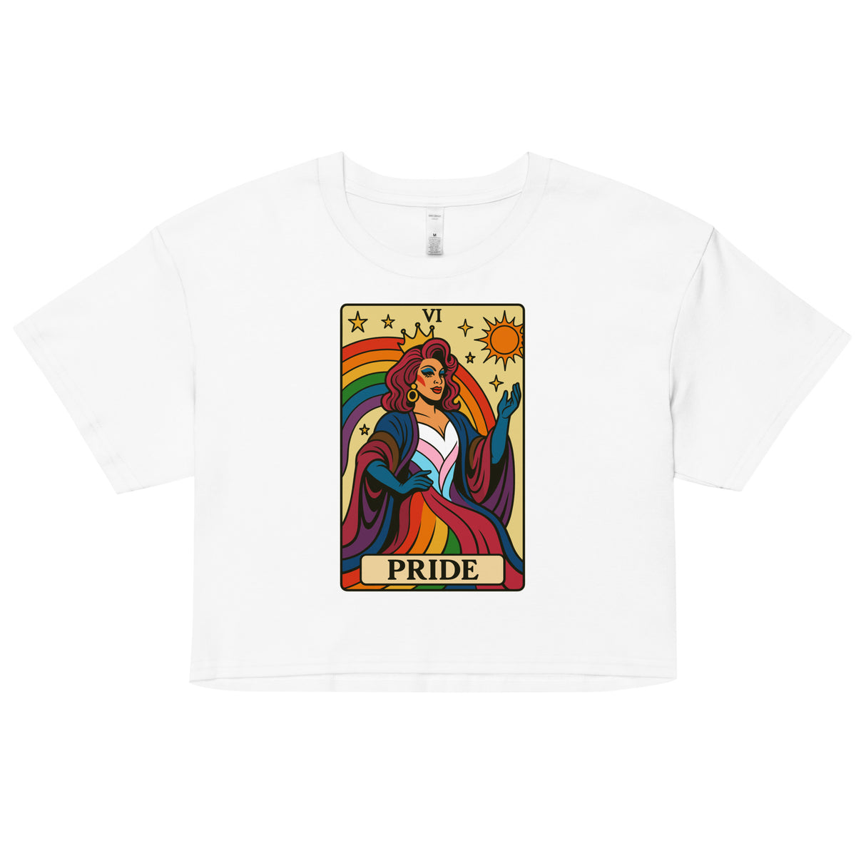 Pride Tarot (Crop Top)-Crop Top-Swish Embassy