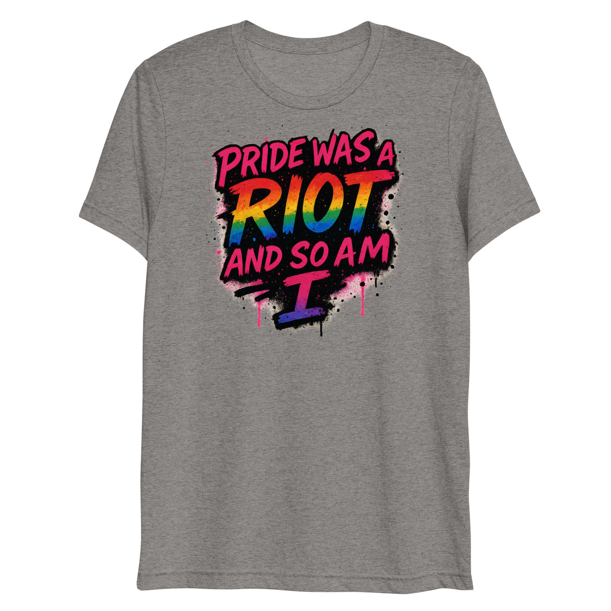 Pride Was a Riot (Triblend)-Triblend T-Shirt-Swish Embassy