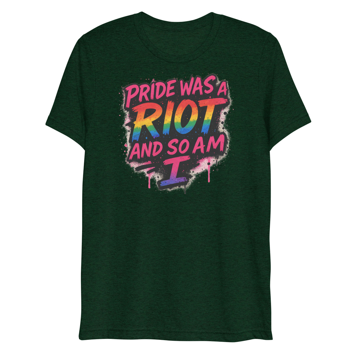 Pride Was a Riot (Triblend)-Triblend T-Shirt-Swish Embassy