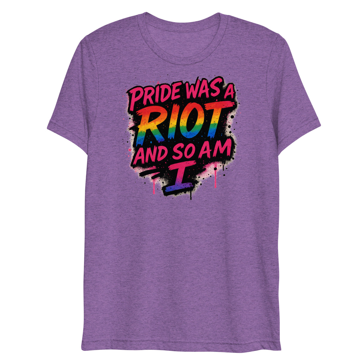 Pride Was a Riot (Triblend)-Triblend T-Shirt-Swish Embassy