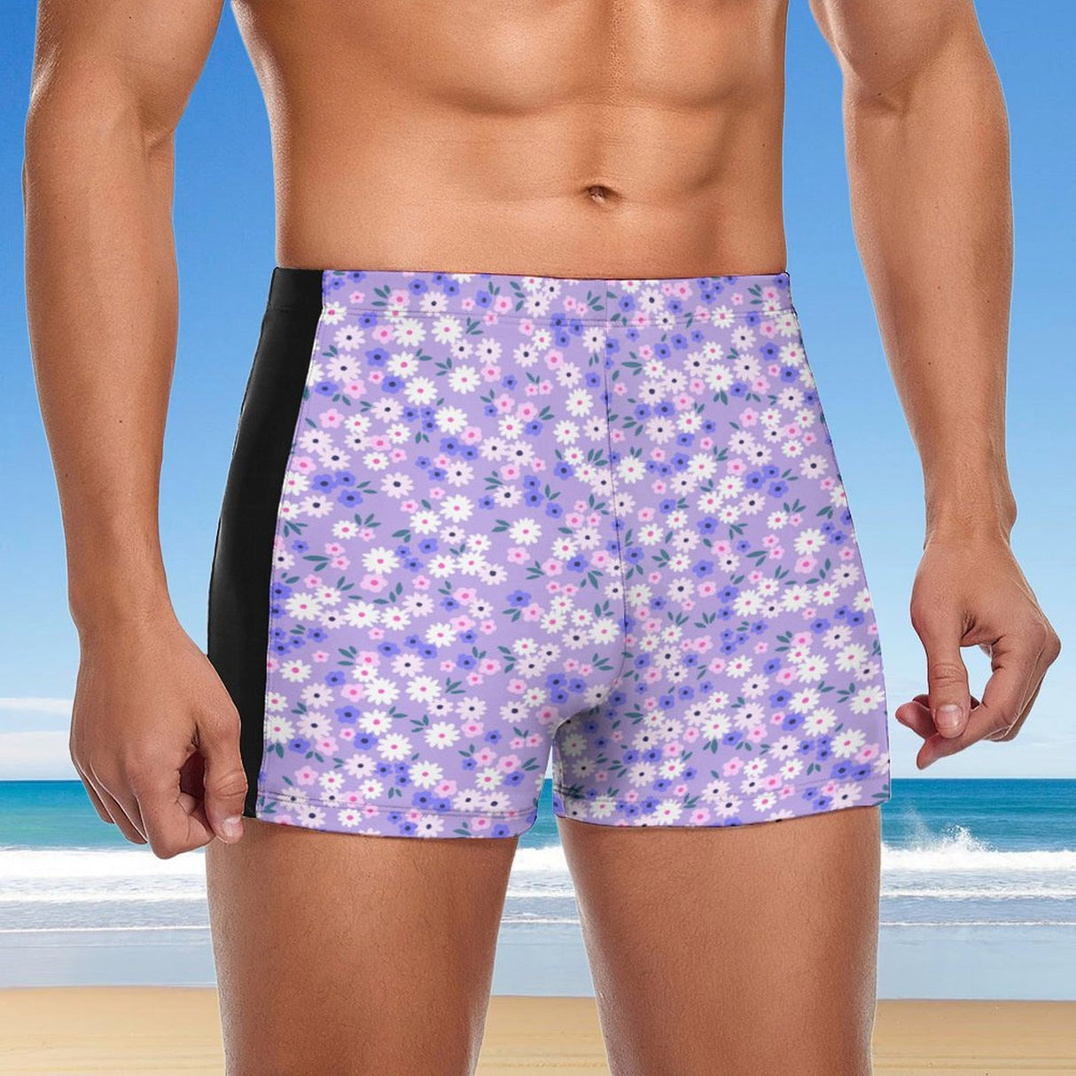 Purple Glory (Square Cut Trunks)-Square Cut Trunks-Swish Embassy