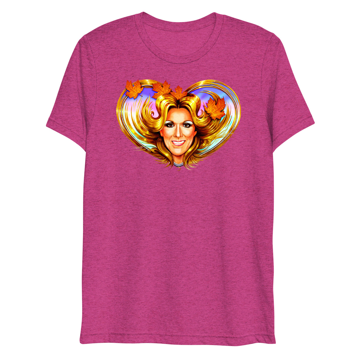 Queen of Hearts and High Notes (Triblend)-Triblend T-Shirt-Swish Embassy