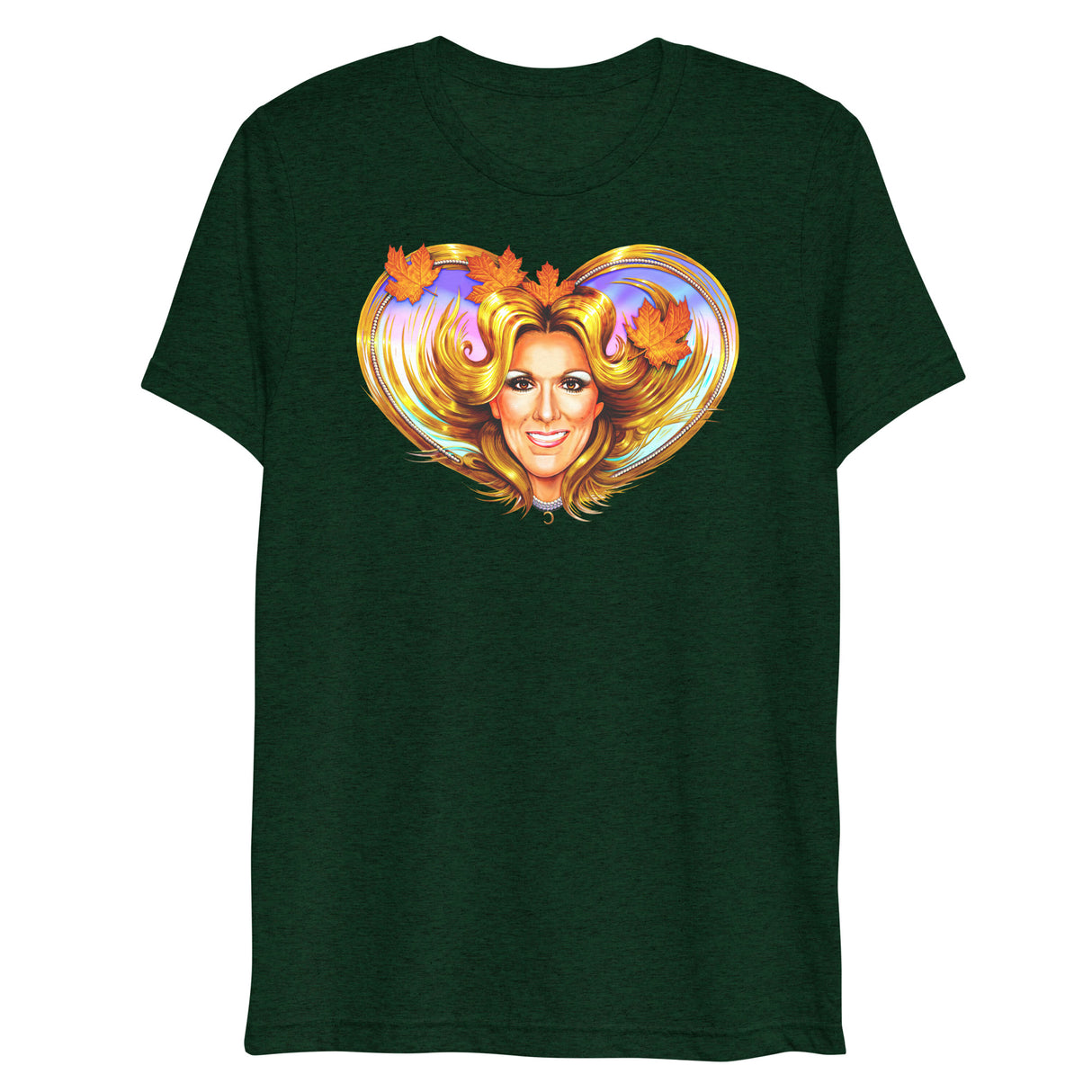 Queen of Hearts and High Notes (Triblend)-Triblend T-Shirt-Swish Embassy