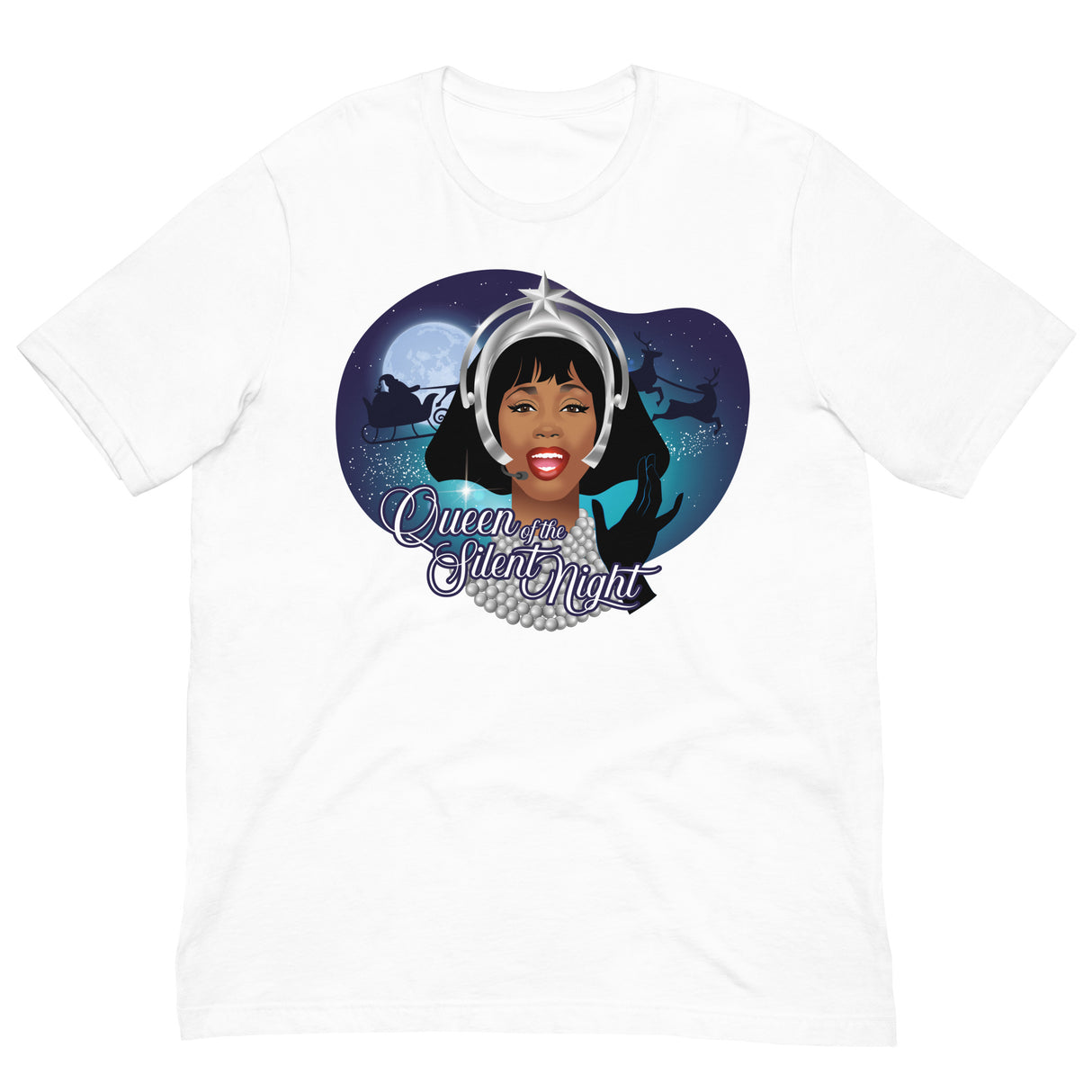 Queen of the Silent Night-T-Shirts-Swish Embassy