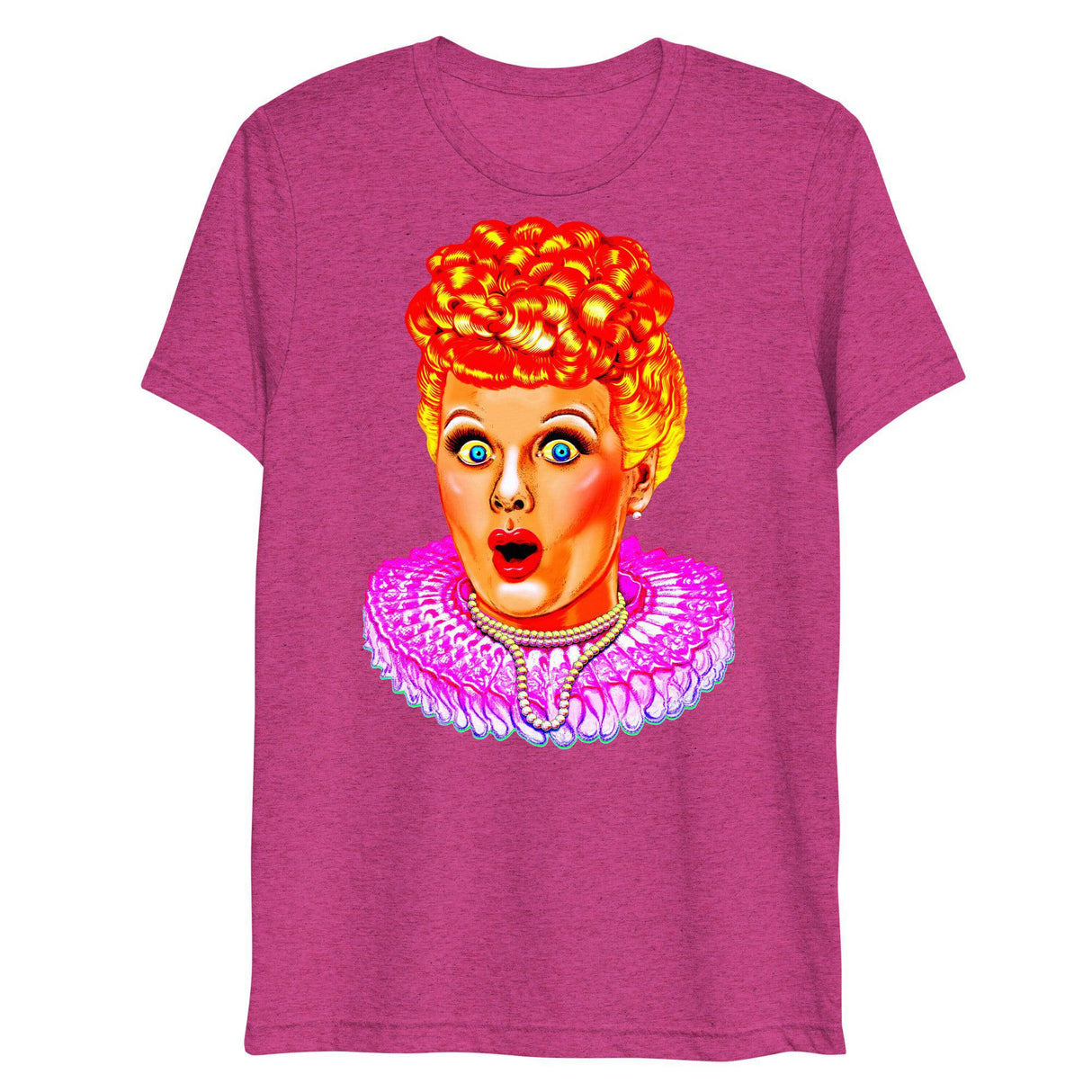 Red Hair Don’t Care (Triblend)-Triblend T-Shirt-Swish Embassy