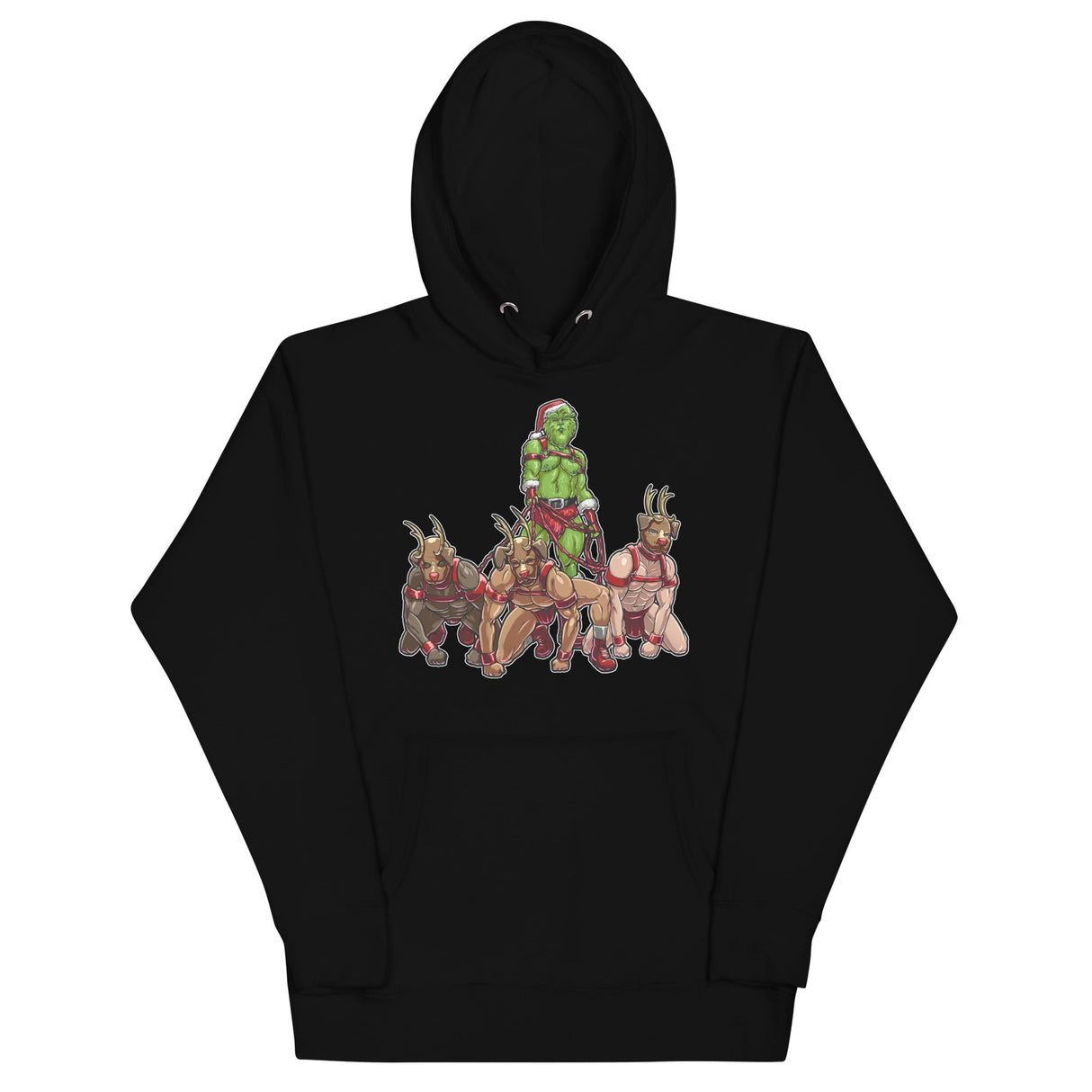 Reindeer Gains (Hoodie)-Christmas Hoodies-Swish Embassy