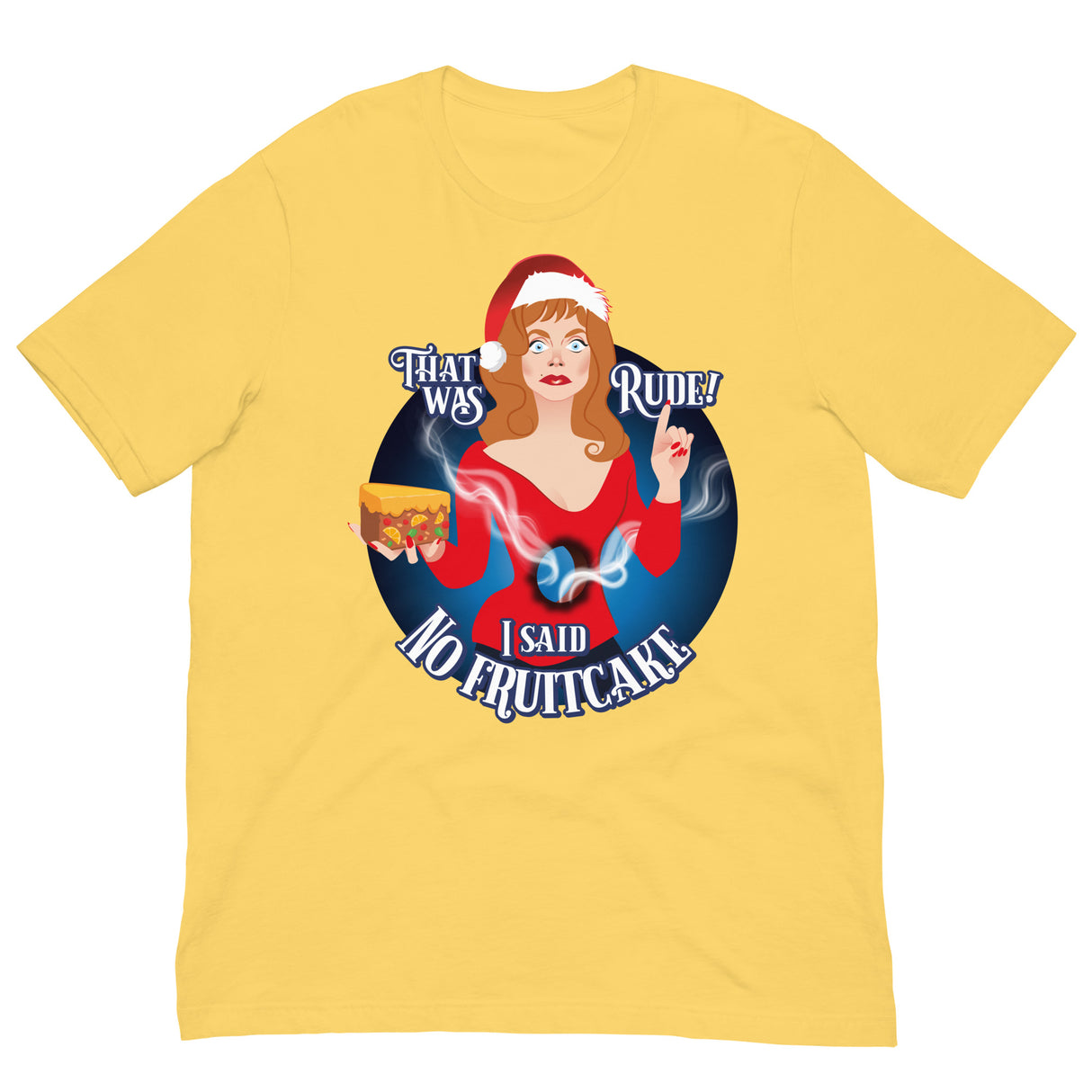 Rude Fruitcake-T-Shirts-Swish Embassy