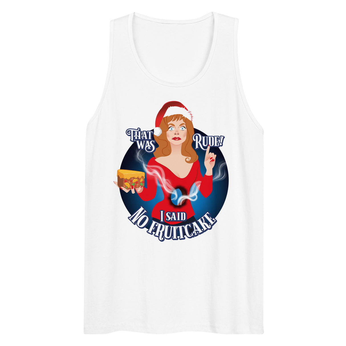 Rude Fruitcake (Tank top)-Tank Top-Swish Embassy