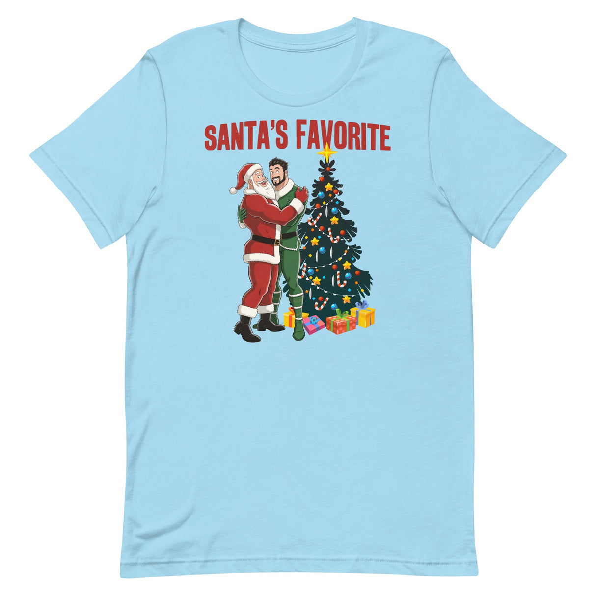 Santa's Favorite-Christmas T-Shirts-Swish Embassy