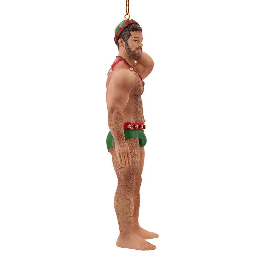 Santa's Helper Bear (Ornament)-Ornament-Swish Embassy