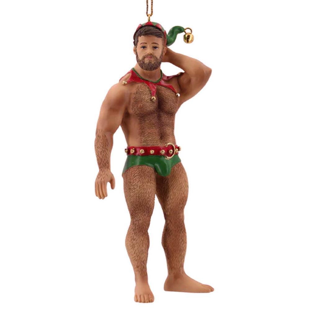 Santa's Helper Bear (Ornament)-Ornament-Swish Embassy