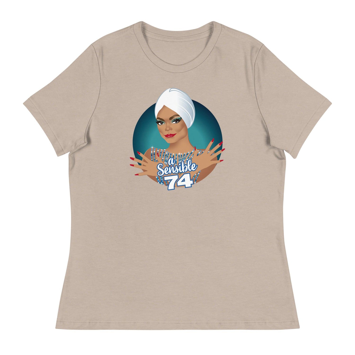 Sensible 74 (Women's Relaxed T-Shirt)-Women's T-Shirts-Swish Embassy