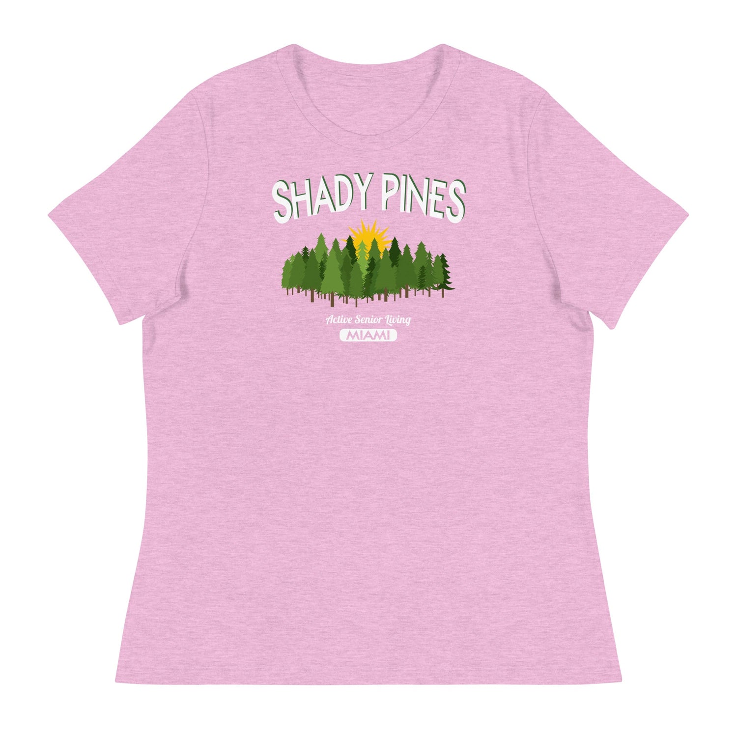 Shady Pines (Women's Relaxed T-Shirt)-Women's T-Shirts-Swish Embassy