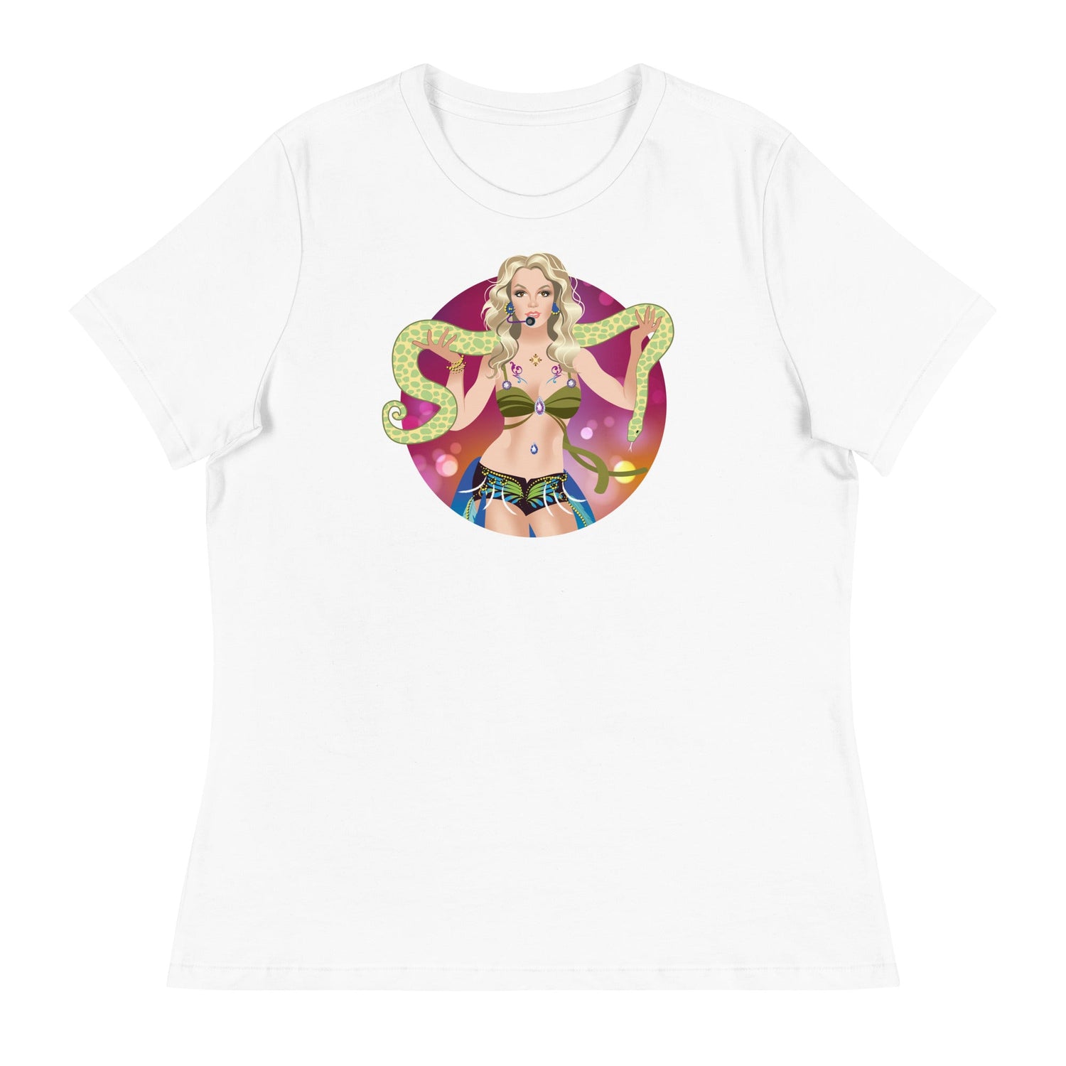 Slither (Women's Relaxed T-Shirt)-Women's T-Shirts-Swish Embassy