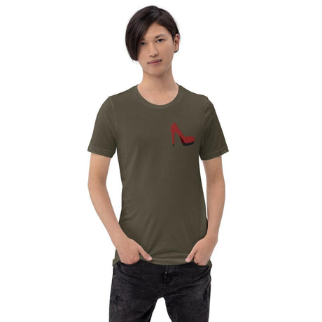 Stiletto (Embroidered)-Embroidered T-Shirts-Swish Embassy