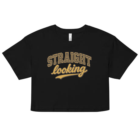 Straight Looking (Crop Top)-Crop Top-Swish Embassy