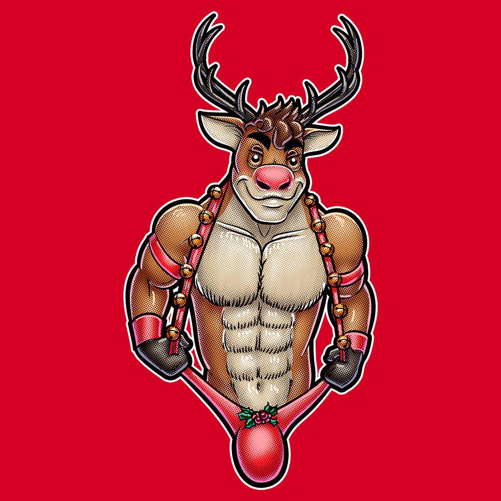 Then All the Reindeer Loved Him-Christmas T-Shirts-Swish Embassy