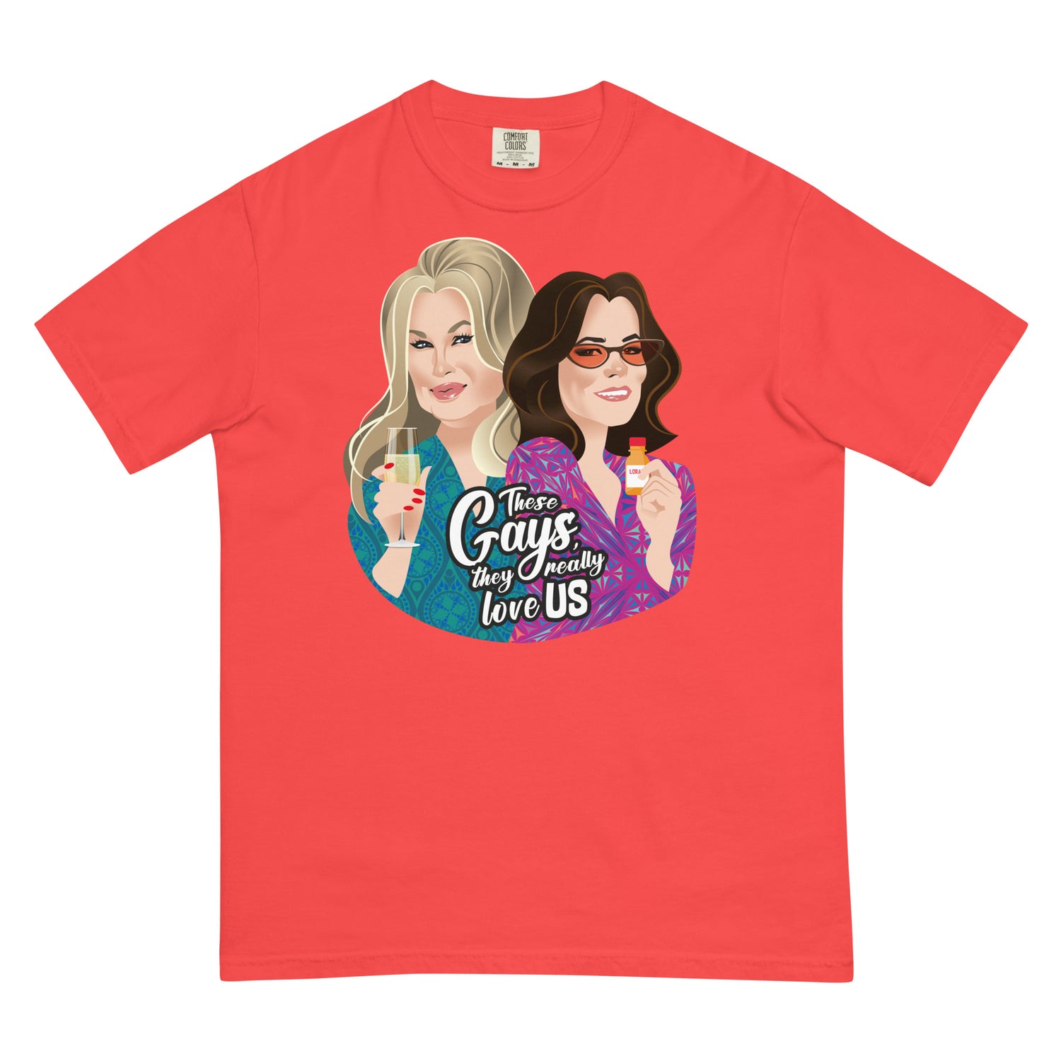 These Gays Love Us (Boxy Tee)-Boxy T-Shirt-Swish Embassy