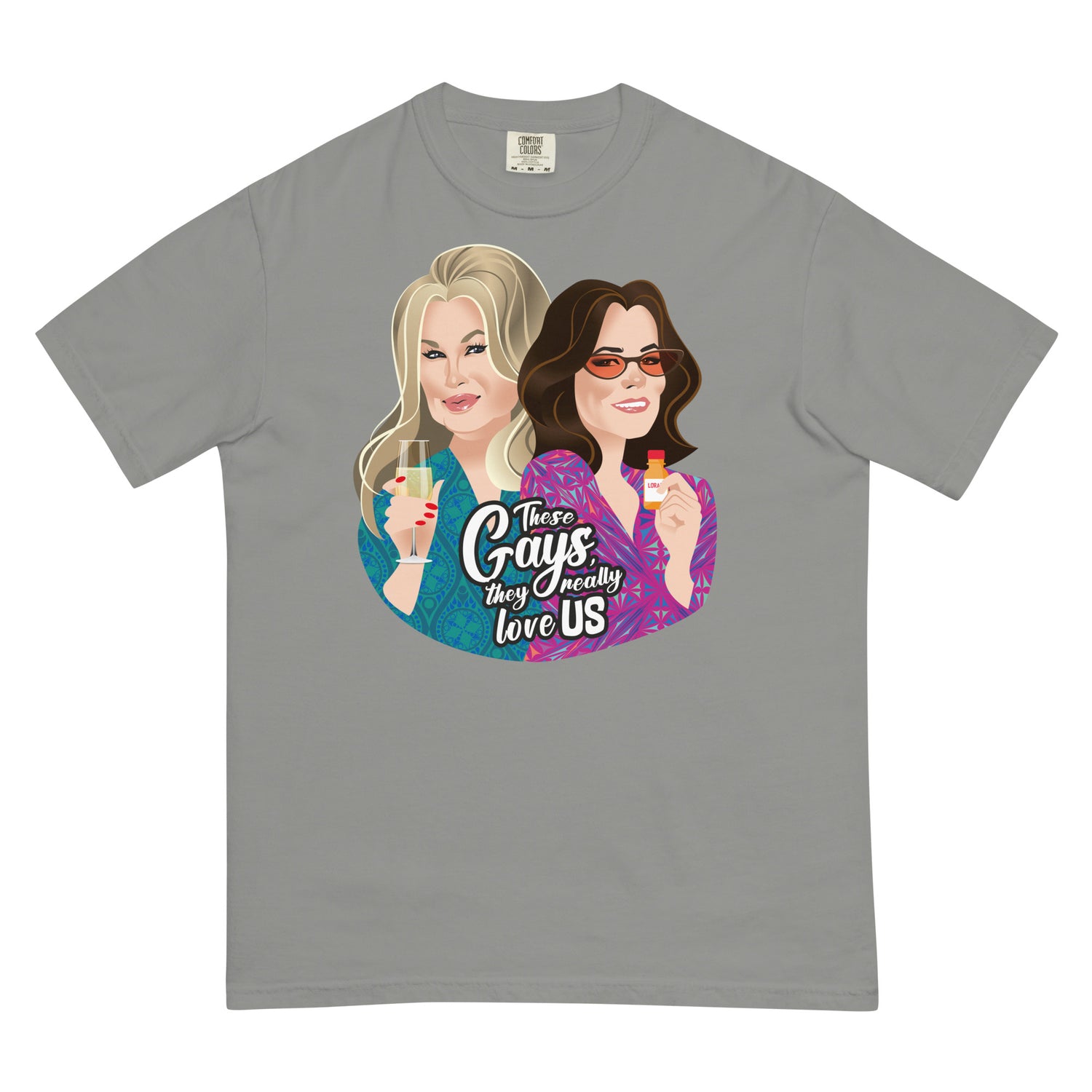 These Gays Love Us (Boxy Tee)-Boxy T-Shirt-Swish Embassy