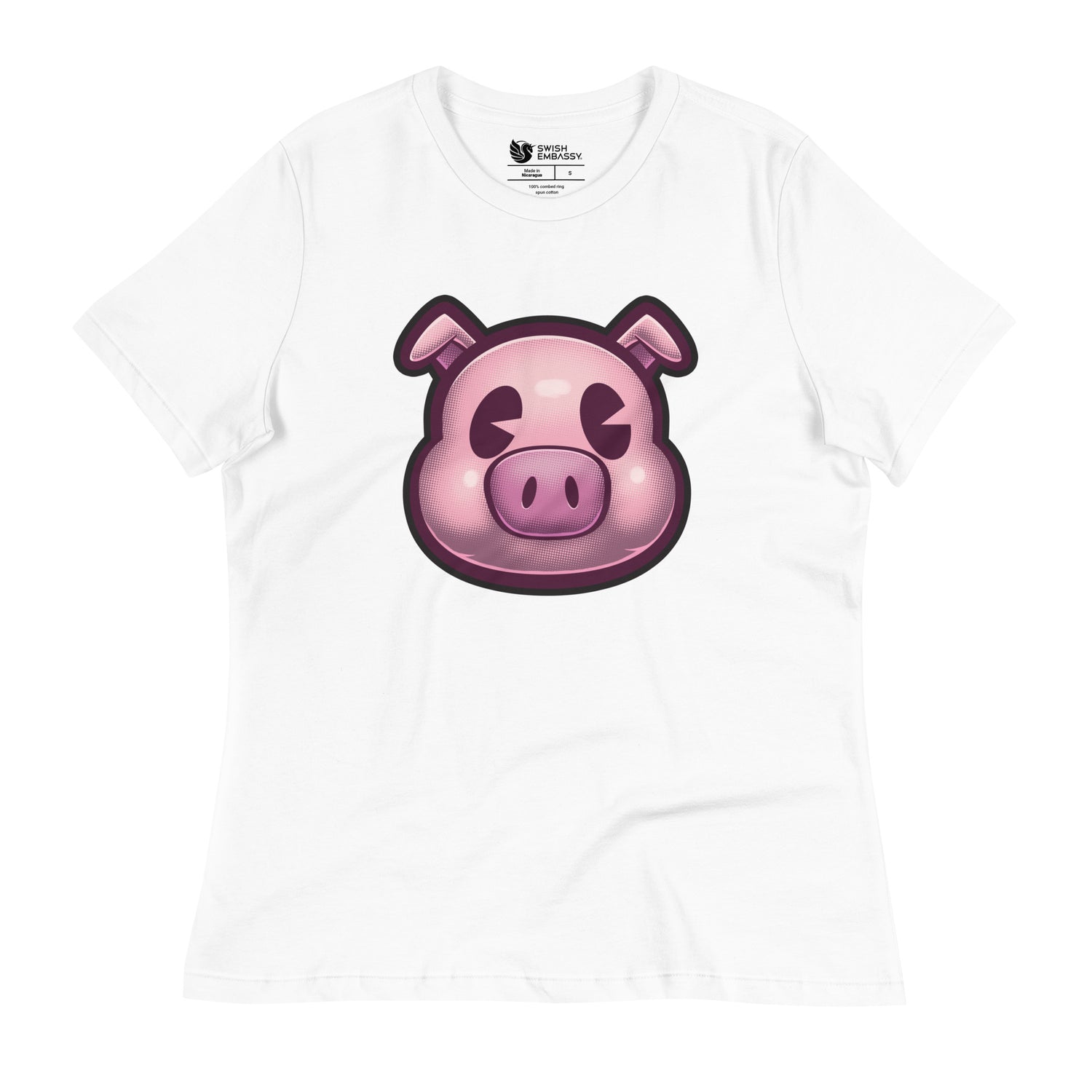 This Little Piggy (Women's Relaxed T-Shirt)-Women's T-Shirts-Swish Embassy