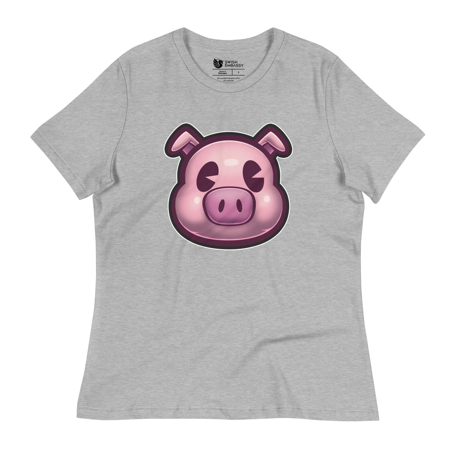 This Little Piggy (Women's Relaxed T-Shirt)-Women's T-Shirts-Swish Embassy