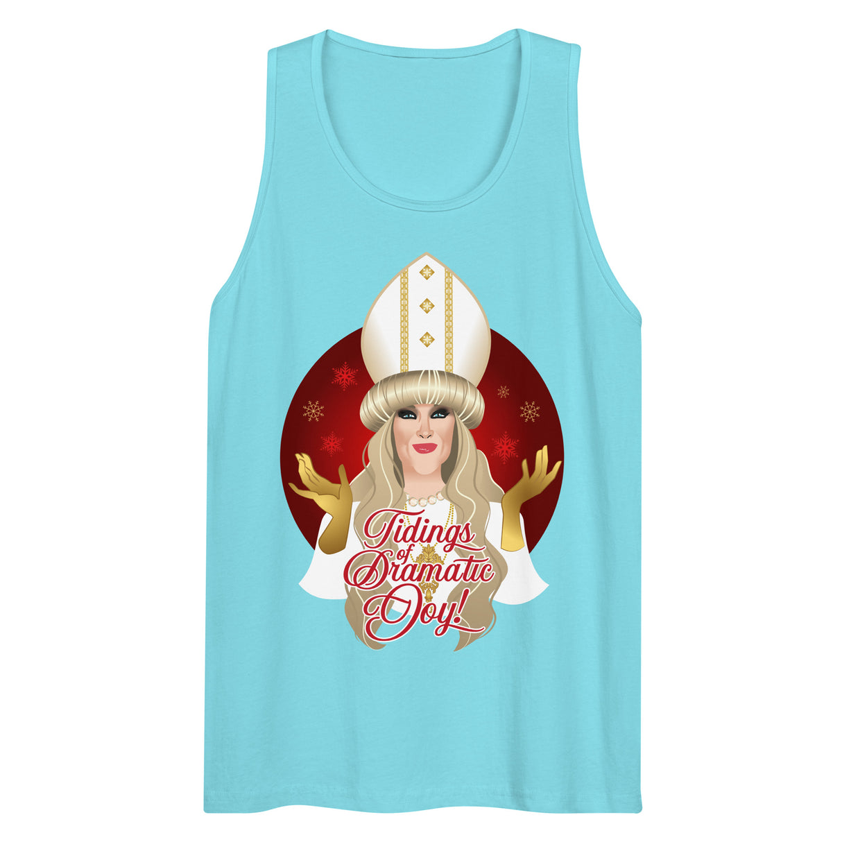 Tidings of Dramatic Joy (Tank top)-Tank Top-Swish Embassy