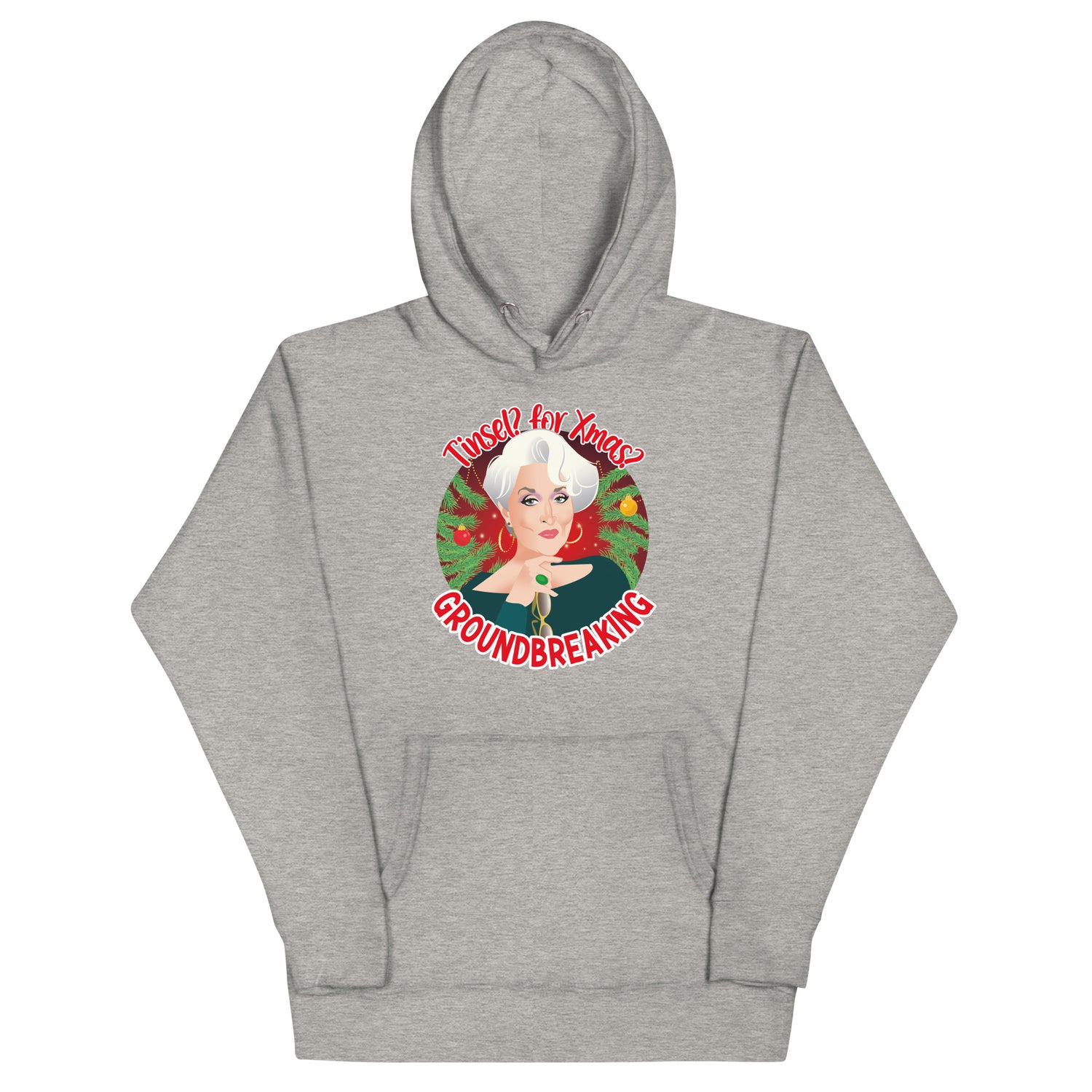 Tinsel for Xmas? Groundbreaking (Hoodie)-Hoodie-Swish Embassy