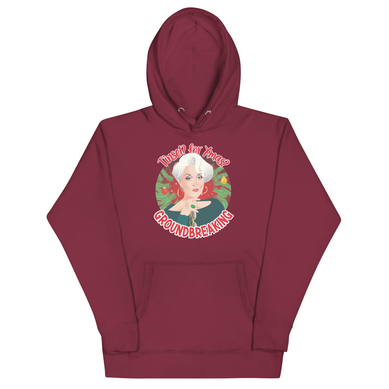Tinsel for Xmas? Groundbreaking (Hoodie)-Hoodie-Swish Embassy