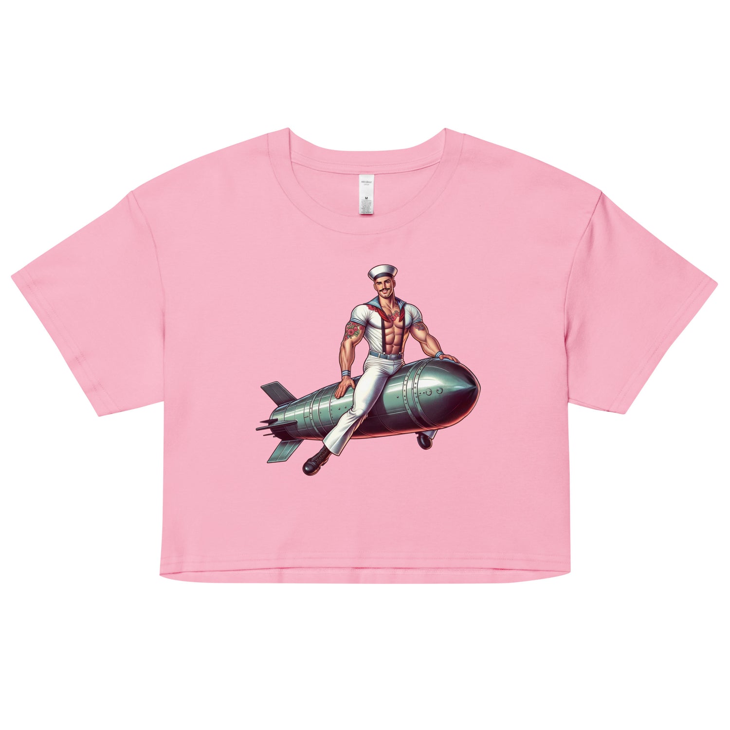 Torpedo Away (Crop Top)-Crop Top-Swish Embassy