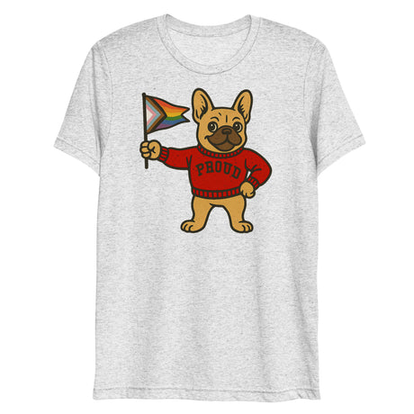 Varsity Pride Puppy (Triblend)-Triblend T-Shirt-Swish Embassy