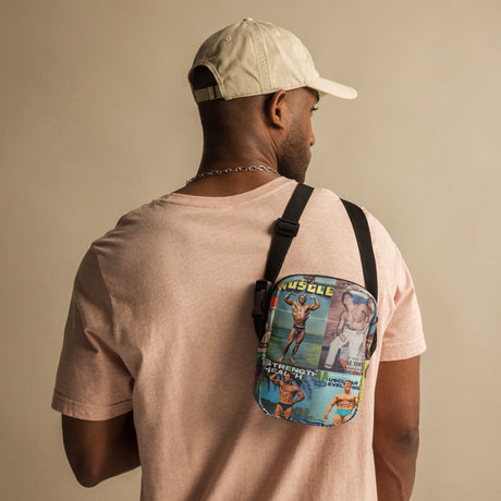 Vintage Gay Beefcake (Crossbody Bag)-Crossbody Bag-Swish Embassy